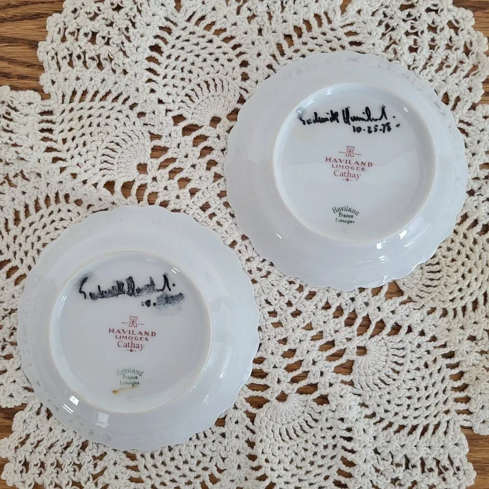 Signed F. Haviland Limoges France Cathay 5